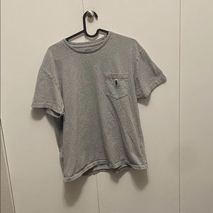 🔥 Polo Ralph Lauren Light Grey Short Sleeve Shirt